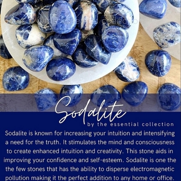 Sodalite Obelisk Tower Brilliant Colors Natural Crystal Gemstone - Picture 9 of 14